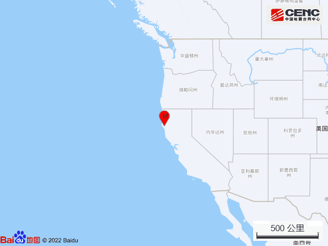 2023年1月1日加利福尼亚5.2级地震