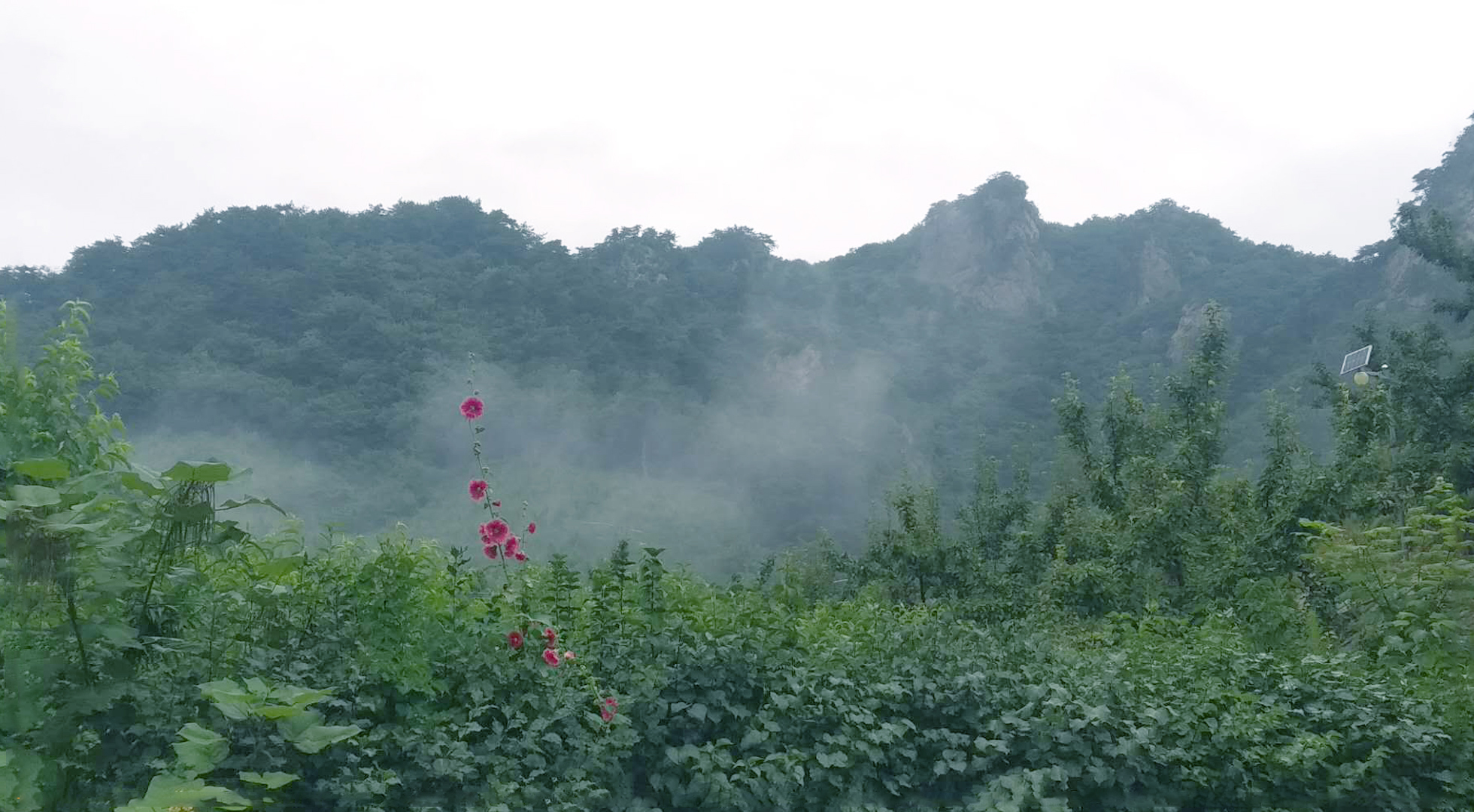 通明山风景区坐落于辽阳县东部山区八会镇通
