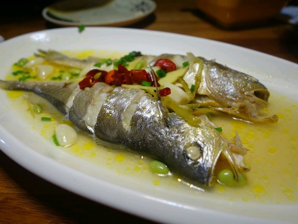 清蒸酒糟小黄鱼