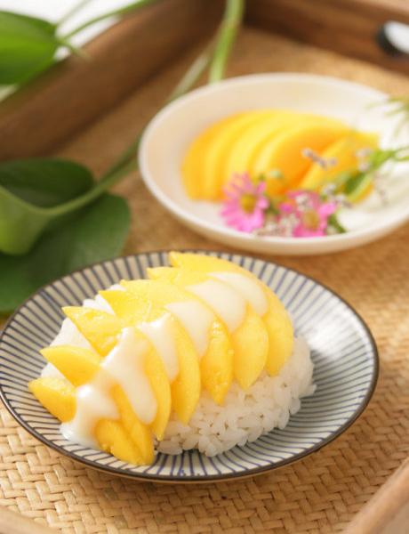 椰香芒果饭