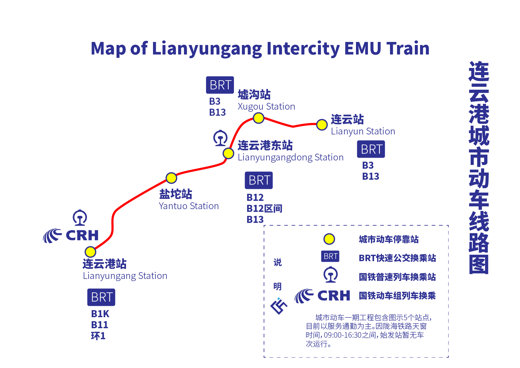 连云港市域列车s31线