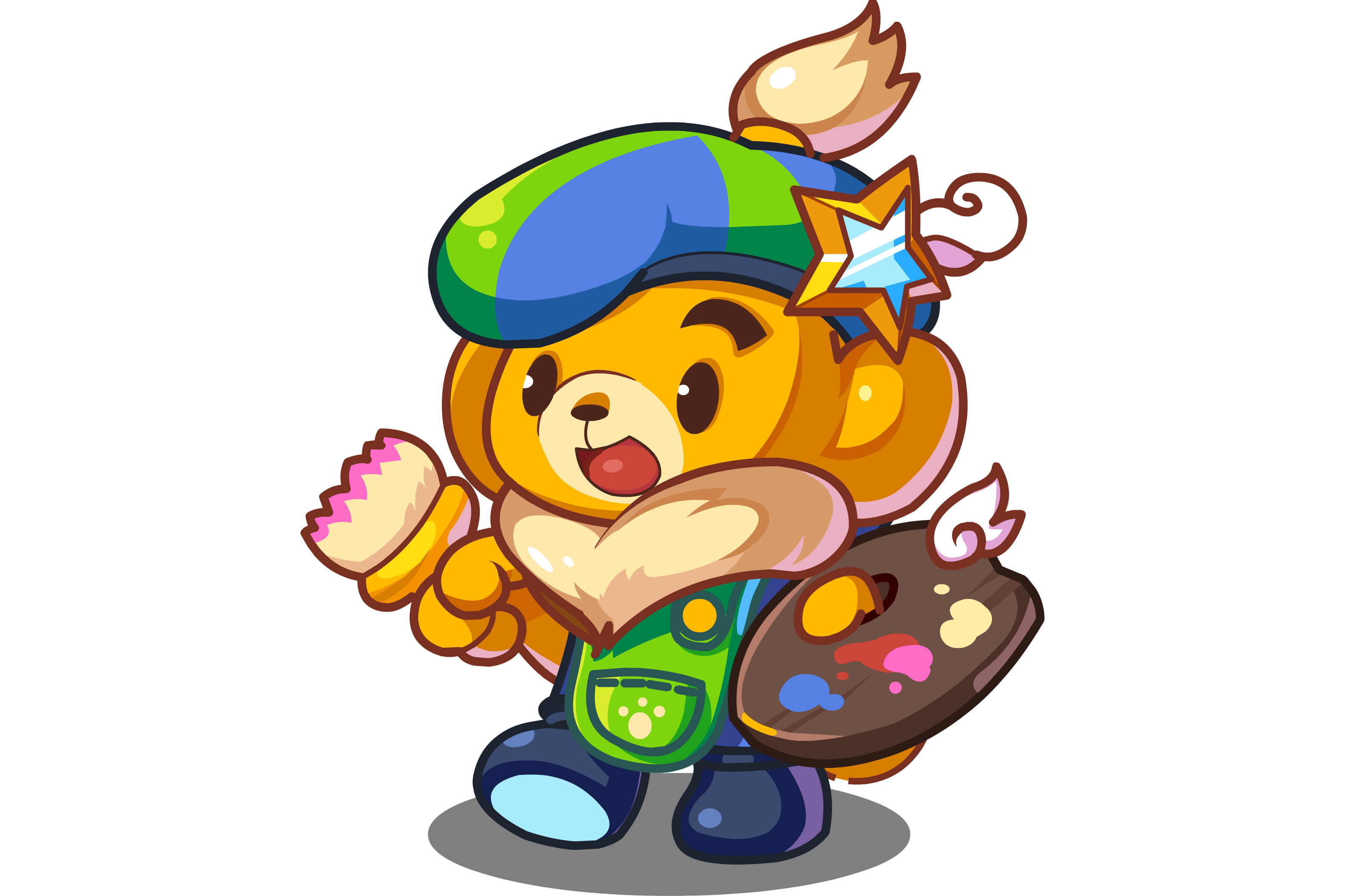 ">迷画小熊,游戏《 a target="_blank" href="/item/洛克王国/67258"