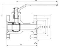  p>在焦炉氨水系统中,整体直通式球阀与组合式三通阀配套使用,在系统