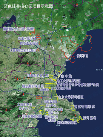即墨区鳌山卫,温泉两街道陆域和海域全部,规划陆域总面积218平方公里