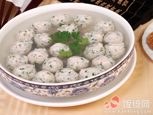 香菜鱼丸汤