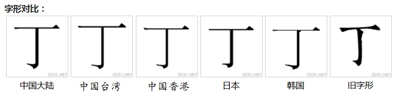 丁（汉语文字）_百度百科