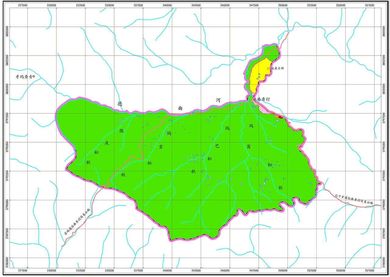  p>青海曲麻莱德曲源国家湿地公园位于青海省玉树藏族自治州曲麻莱县