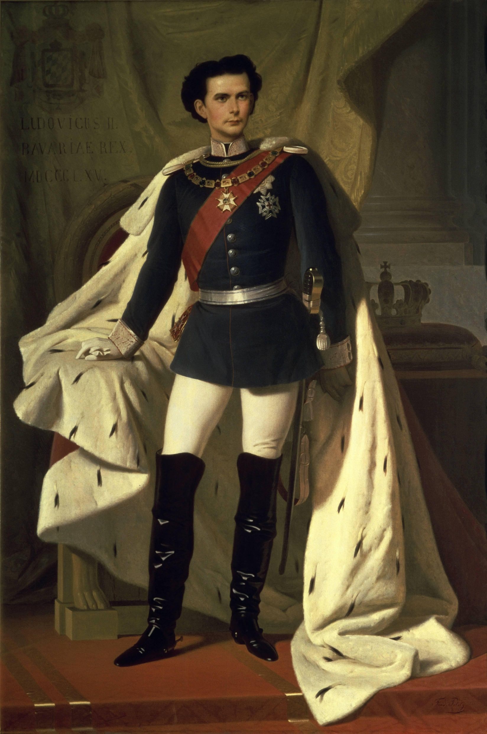  p>路德维希二世 ludwig ii(1845年8月25日—1886年6月13日).