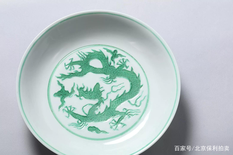 宣德青花云龙纹十棱葵瓣式洗”龙升「大明·格古」_百科TA说