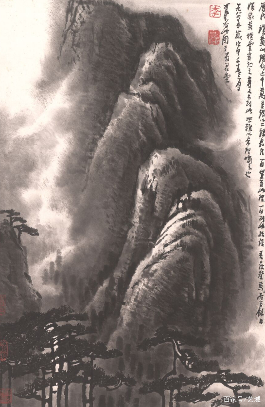 国画技法25：山水画中云的画法_百科TA说
