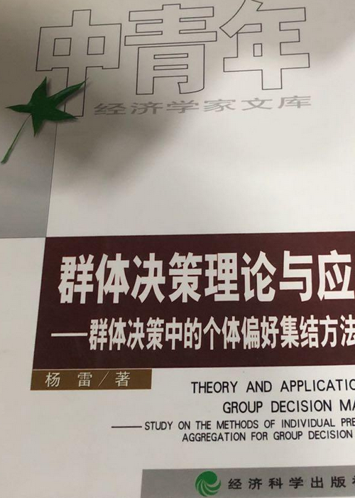 群体决策理论与应用