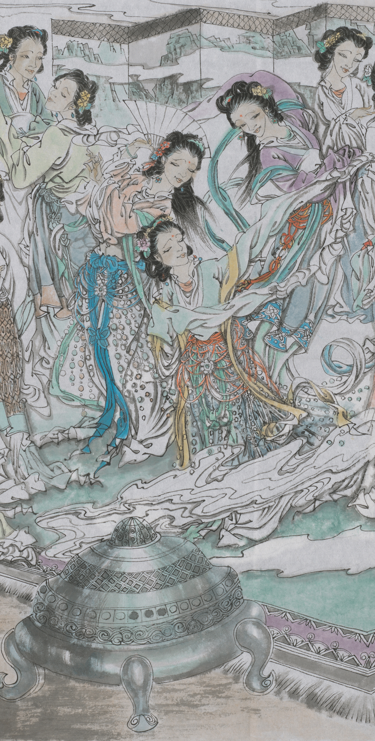  p>《百美图》是当代书画大师 a href="#" data-lemmaid="8942939">杨