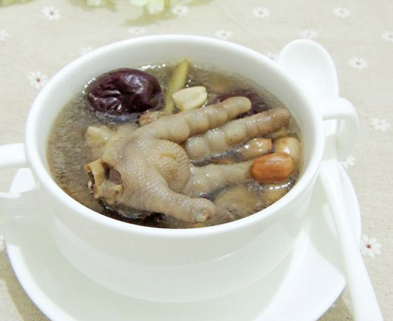 鸡爪花生汤