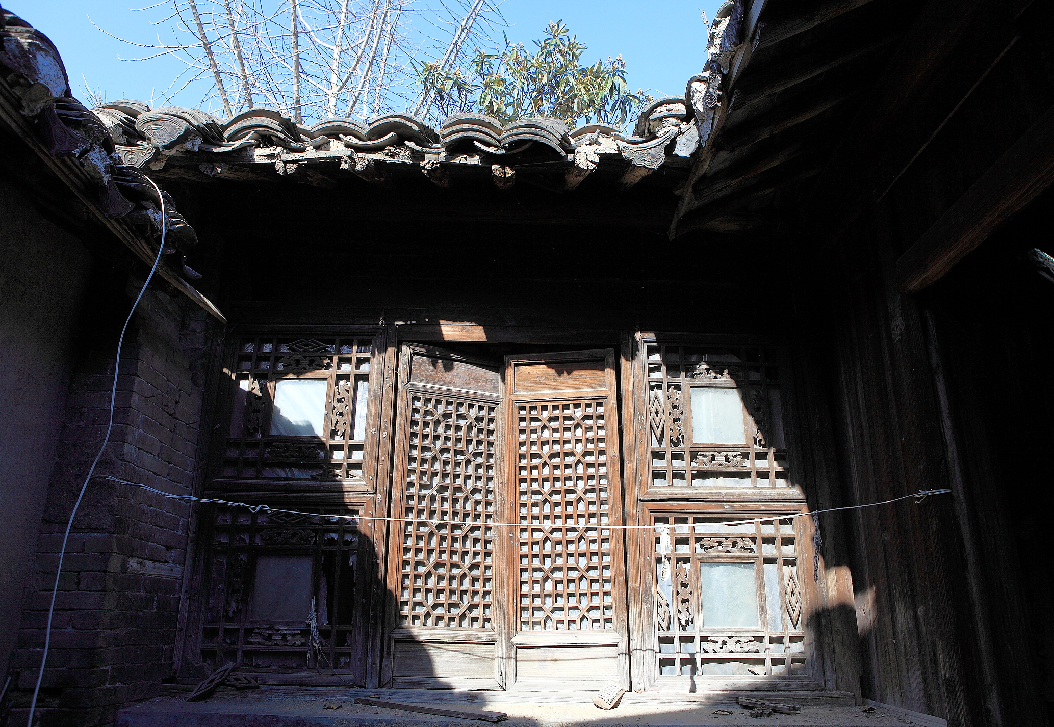 草堰老房子明代四合院