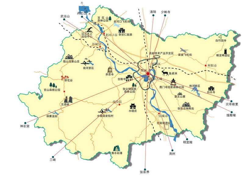 湖北省襄阳市古隆中景区