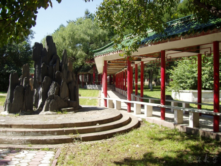 <p>书法长廊01(南湖校区)