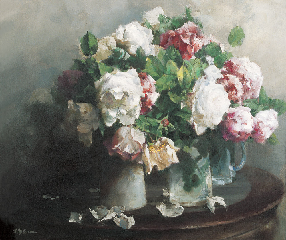  p data-id="gnaub5jotq">杨克山(1944.4—)擅长油画,水粉画.