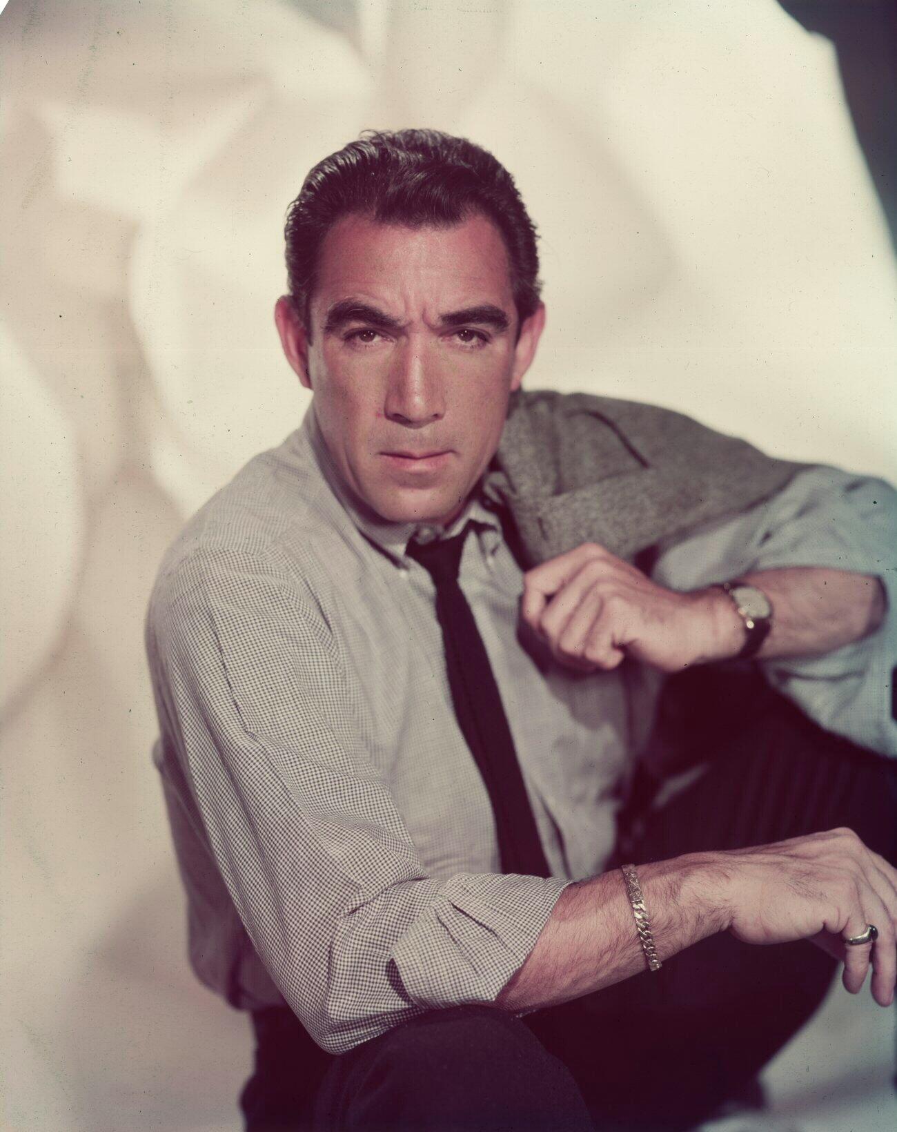  p>安东尼·奎恩(anthony quinn,1915年4月21日—2001年6月3日),生于