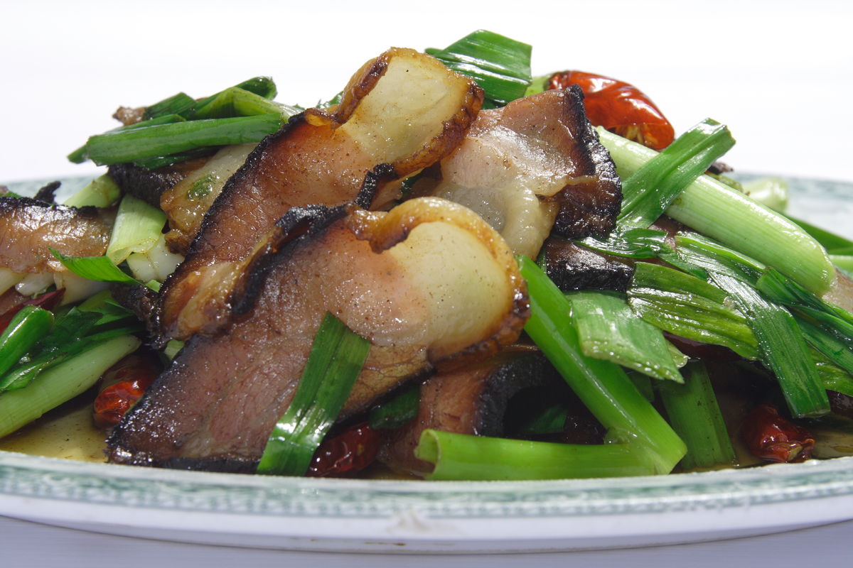 青蒜肉卷