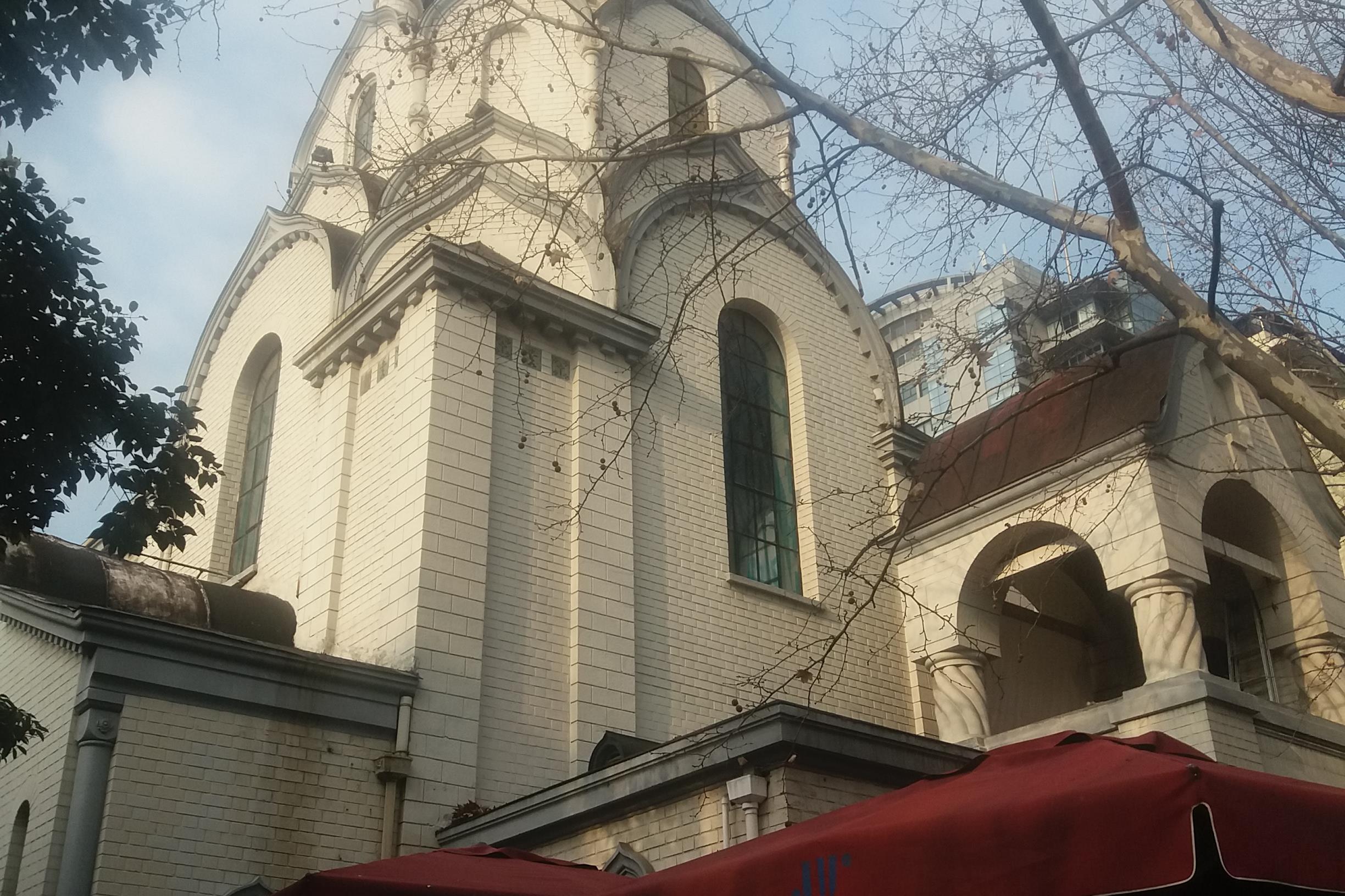  p>上海圣尼古拉教堂,中国东正教教堂.位于上海市黄浦区皋兰路.