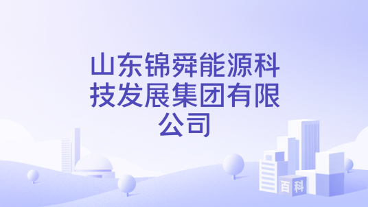 山东锦舜能源科技发展集团有限公司_百度百科