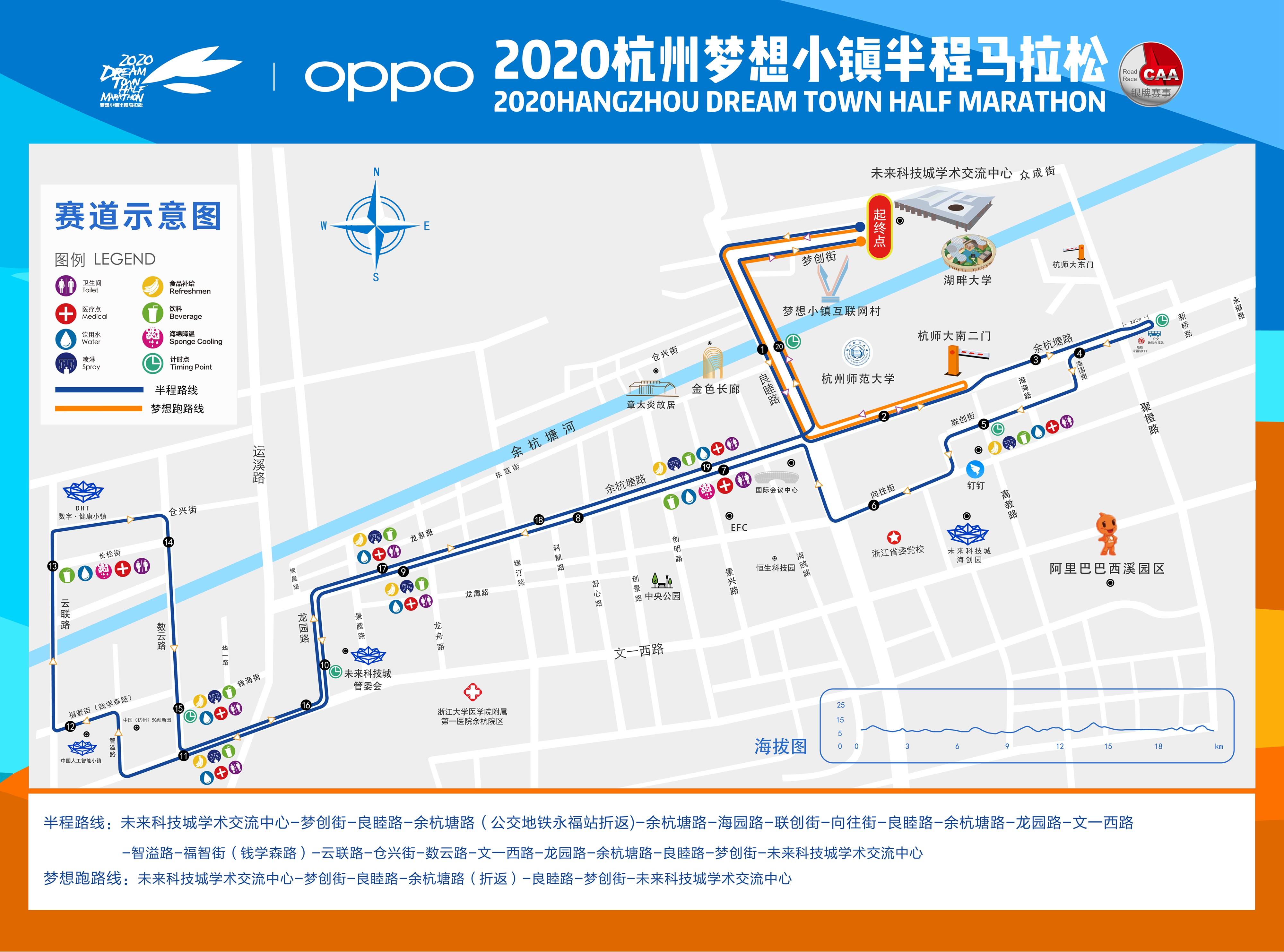 2020杭州梦想小镇半程马拉松