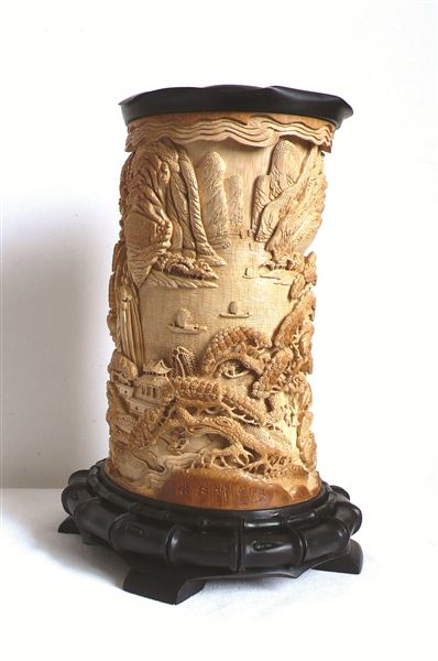 竹刻(江安竹簧)