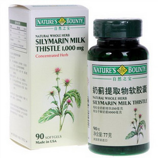 自然之宝奶蓟提取物软胶囊