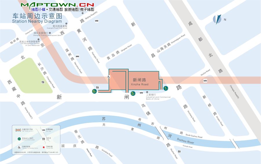 上海地铁新闸路站