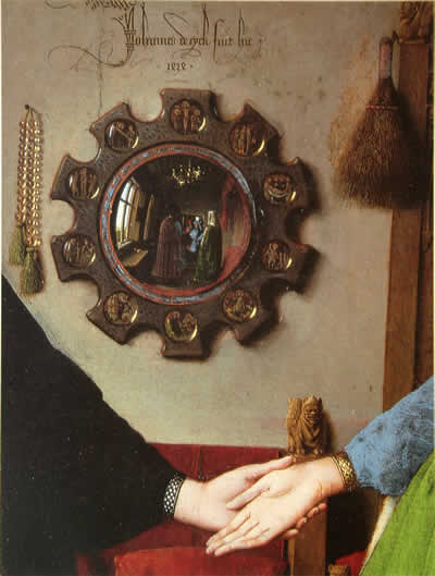  p>《阿尔诺芬尼夫妇像》(the arnolfini portrait,全名:portrait of
