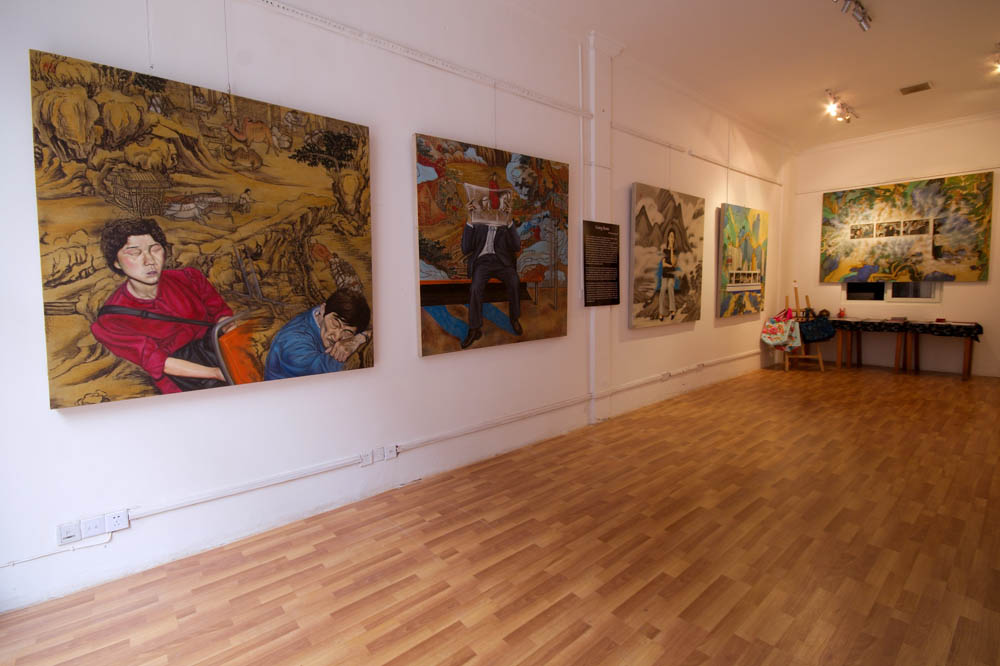 艺术画廊(outstanding art gallery),位于上海市普陀区莫干山路50号