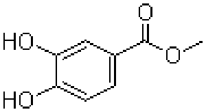  p>3,4-二羟基苯甲酸甲酯是化学物质,分子式是c8h8o4. /p>