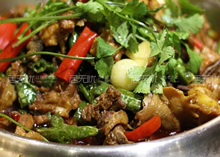 青椒童子鸡火锅