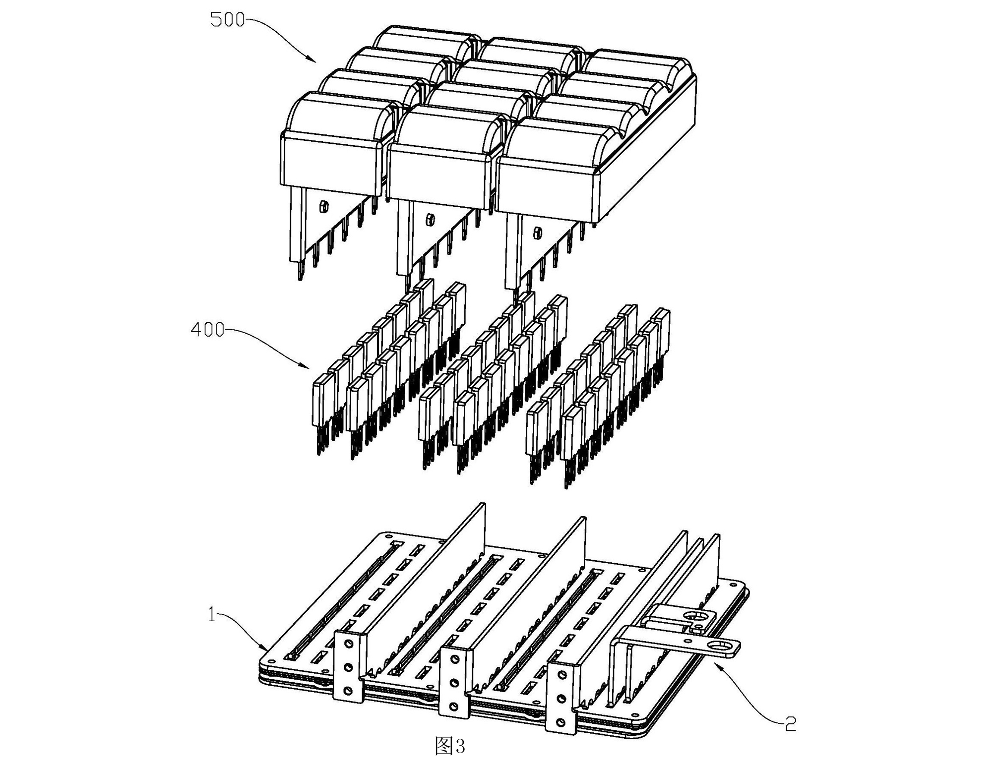 交流电机控制器,叠层母排组件及其制作方法