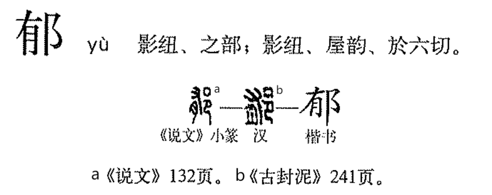  p>郁(拼音:yù),是汉语通用规范一级字.