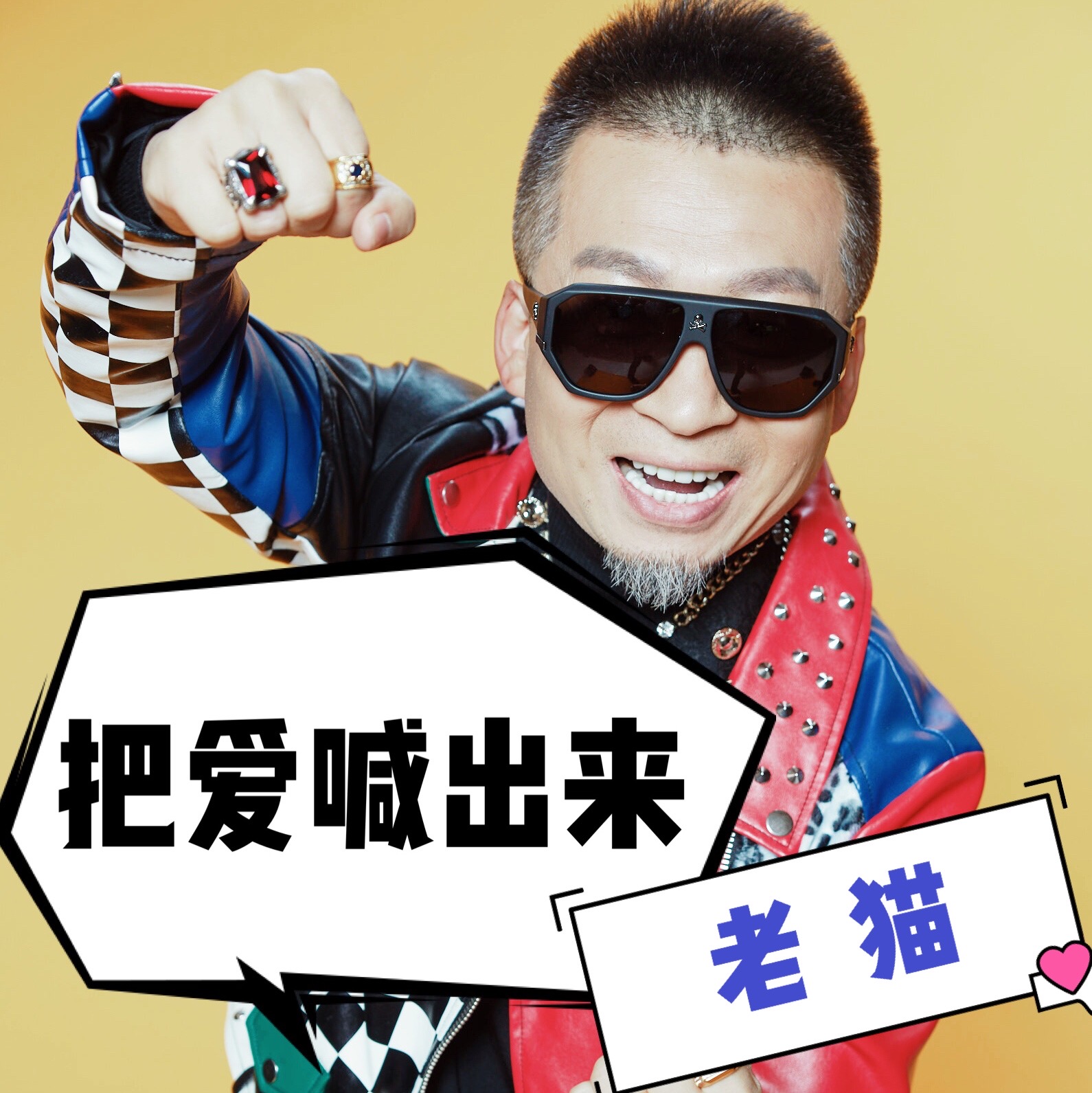《把爱喊出来》是老猫演唱的歌曲
