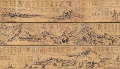 富春山居图》：黄公望山水画巅峰巨制，中国十大传世名画之一_百科TA说