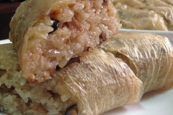 麦香腊味糯米包