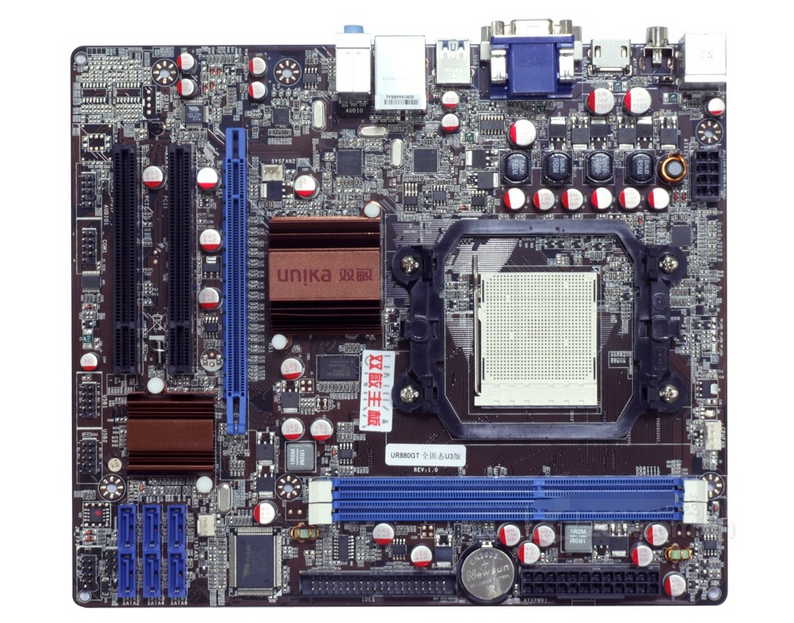  p>双敏ur880gt全固态u3版是一款电脑主板,主芯片组为amd880g. /p>