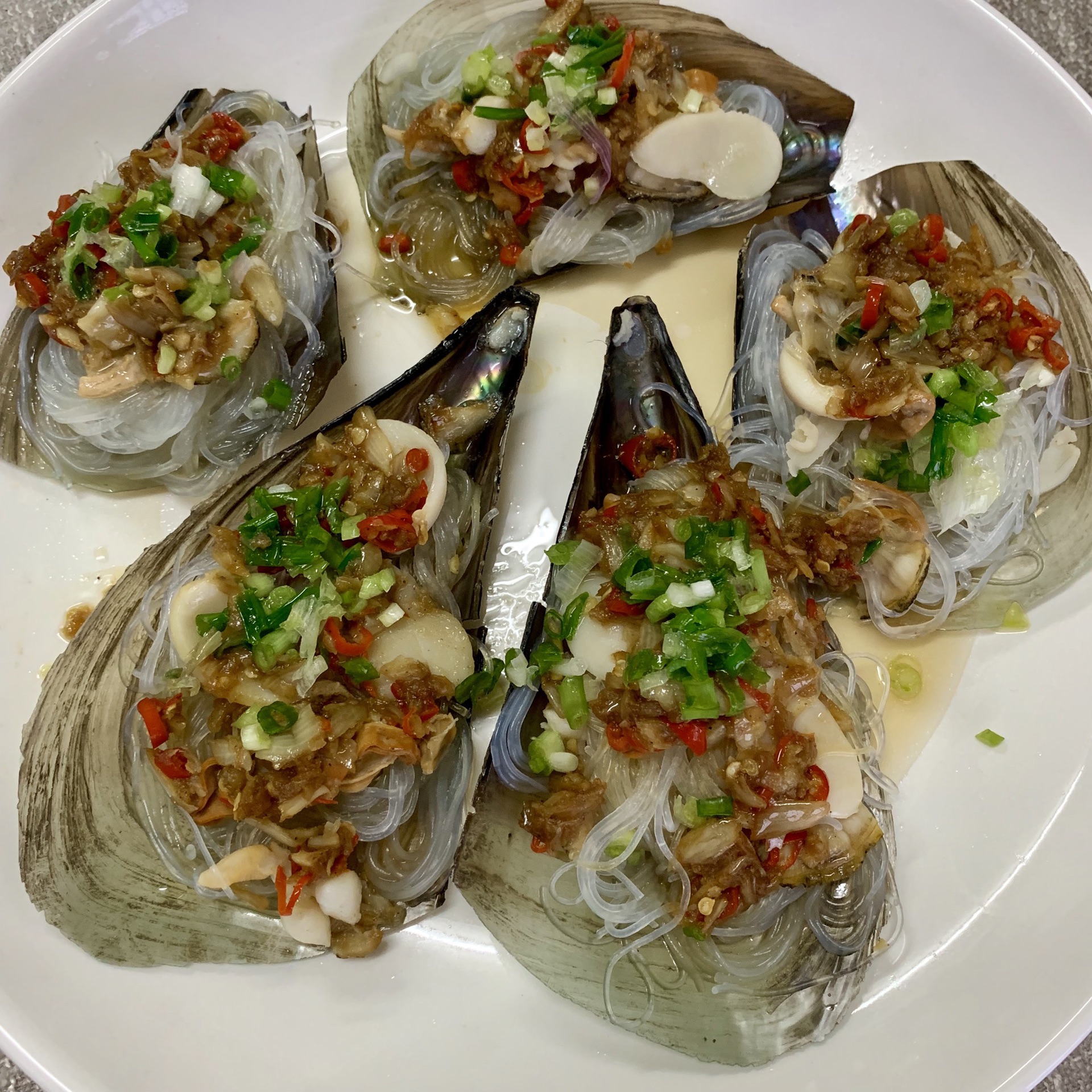 豉蒜粉丝蒸带子