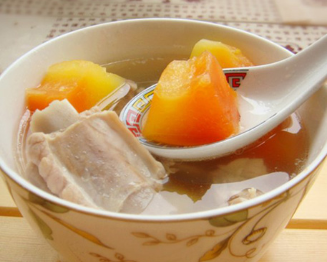 排骨煲木瓜