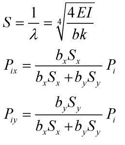 十字交叉基础是基础工程中的一项内容,指柱下条形基础在柱网的双向