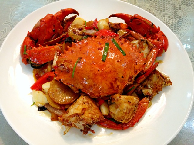 甜酱香辣蟹
