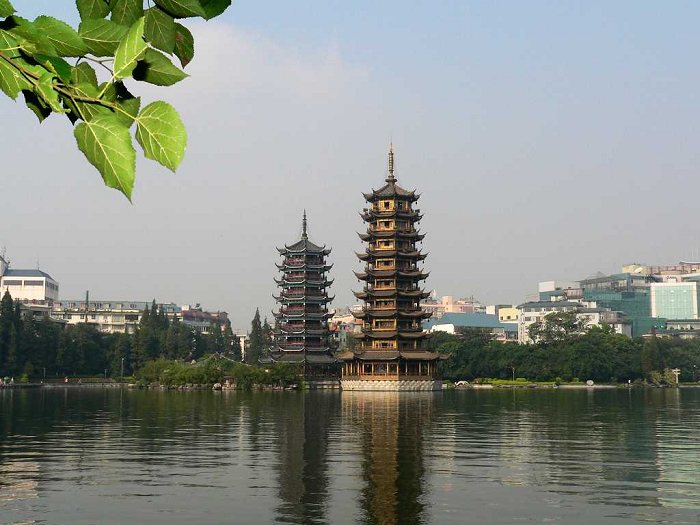 桂林金银双塔,桂林金银双塔传说_大山谷图库