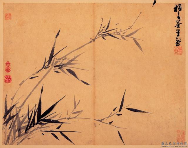 吴镇墨竹册