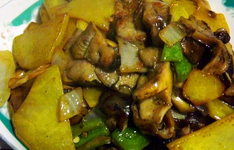 香菇土豆片