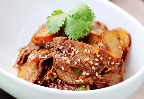 凉拌香卤牛肉