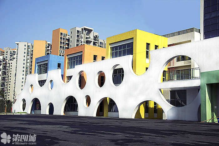 幼一体化,四川师范大学幼儿园占地面积6604平方米,建筑面积4351平方米