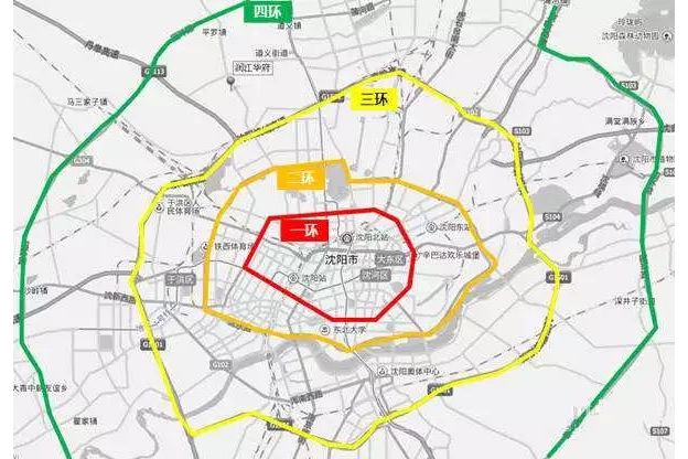  p>根据十二五沈阳城市规划,沈阳的环城道路包括沈阳一环路, a target