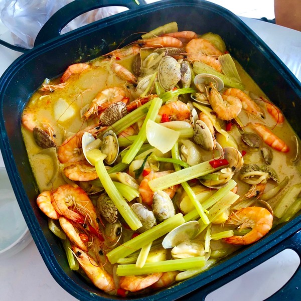 咖喱海鲜锅